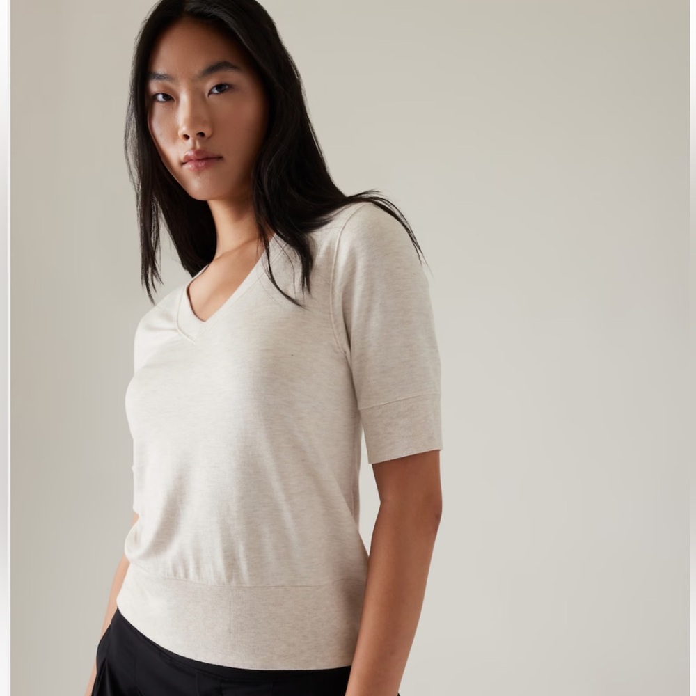Athleta step forward sweatshirt tee size XS